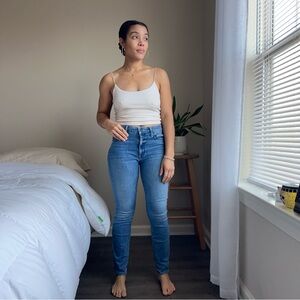 MOTHER THE LOOKER ANKLE WE THE ANIMALS JEANS 27